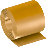 Фольга бронзовая 0,2x1500 мм (200 мкм) БрАЖ9-4 ГОСТ 1595-2021