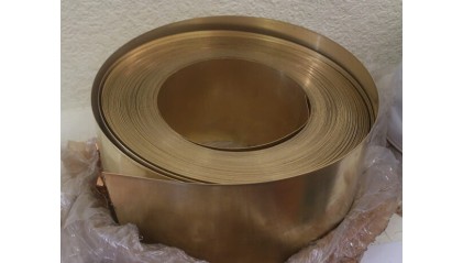 фольгу латунную 4,4x200 мм (4400 мкм) Л90 купить в Томске