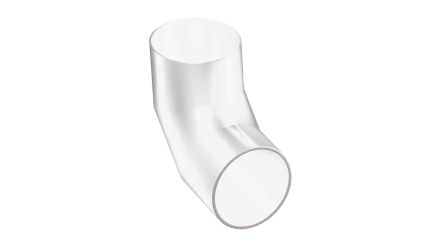 кожух оцинкованный для отвода 45° 60x0,55 мм купить в Томске