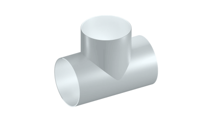 кожух оцинкованный для тройника 410x0,8 мм купить в Томске