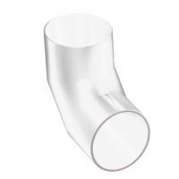 Кожух (окожушка) оцинкованный для отвода 45° 210x0,55 мм ГОСТ 30732-2020