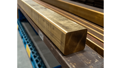 квадрат бронзовый ДКВНТ 9x9 мм БрБ2 купить в Томске