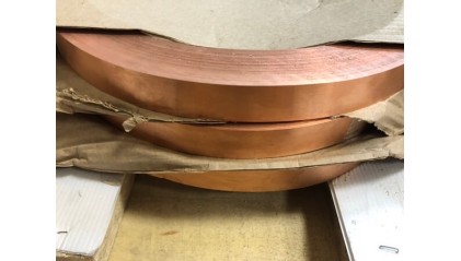 ленту медную ДПРХМ 100x0,9 мм М1ф купить в Томске