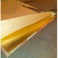 Лист латунный ГПРХХ 11x1000x2000 мм Л63 ГОСТ 931-90