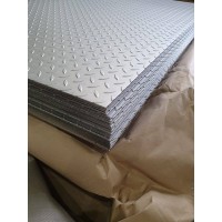 Лист нержавеющий рифленый чечевица 1x1500x3000 мм 20Х23Н18 ГОСТ 8568-77