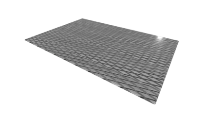 лист нержавеющий рифленый ромб 1 мм 08Х17Т купить в Томске