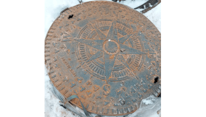 люк чугунный ЛУ (А30) круглый 650 мм СЧ10 купить в Томске