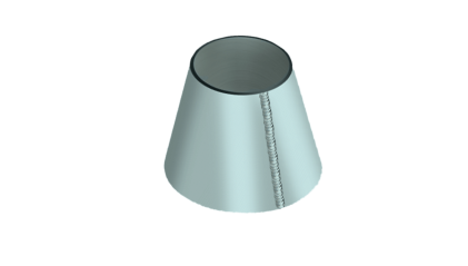 обечайку оцинкованную коническую 2820x1920x20 мм Ст3 купить в Томске