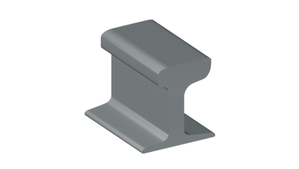 рельсы ОР65 стальные остряковые 8 м 76Ф купить в Томске