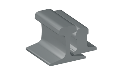 рельсы Р50 стальные рамные с остряком 4 м Э76 купить в Томске