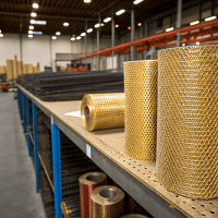 Сетка латунная 1,6x1,6x0,1 мм Л80 ГОСТ 6613-86