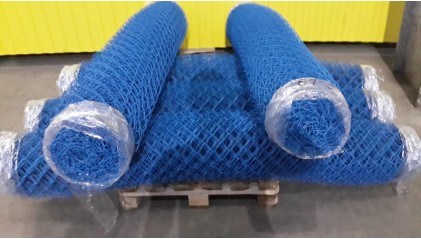 сетку рабицу стальную с полимерным покрытием (ПВХ) 60x60 2,2 мм купить в Томске