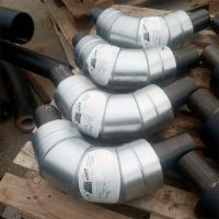 Скорлупа ППУ-ОЦ для отвода 30° 76x160 мм ГОСТ 30732-2020