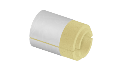 Скорлупа ППУ фольгированная 32x50 мм для труб фото скорлупу ППУ фольгированная 32x50 мм для труб купить в Томске