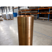 Труба бронзовая прессованная ГКР 160x20 мм БрАЖМц10-3-1,5 ГОСТ 1208-2014