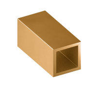 Труба латунная профильная квадратная ДКВНТ 10x10x3 мм Л90 ТУ 48-21-428-84