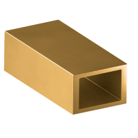 Труба латунная профильная прямоугольная ДПРНТ 58x25x2 мм Л90 ГОСТ 20900-2014