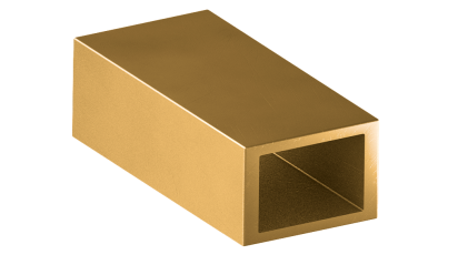 трубу латунную профильную прямоугольную ДПРНТ 35x15x1,5 мм Л68 купить в Томске
