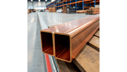 Труба медная профильная прямоугольная ДПРНТ 18x9x2,5 мм М2к фото трубу медную профильную прямоугольную ДПРНТ 18x9x2,5 мм М2к купить в Томске