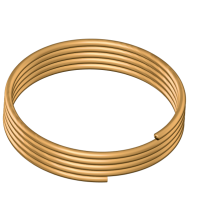 Трубка латунная капиллярная ДКРНМ 2x0,7 мм ЛК80-3-3 ГОСТ 2624-2016