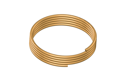 трубку латунную капиллярную ДКРНМ 2x0,4 мм Л68 купить в Томске