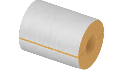 цилиндр теплоизоляционный минераловатный 1020x60x500 мм Г1 Ц 150 купить в Томске