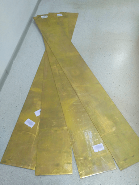 Шина латунная 12x6 мм Л96 ГОСТ 2208-2007 фото