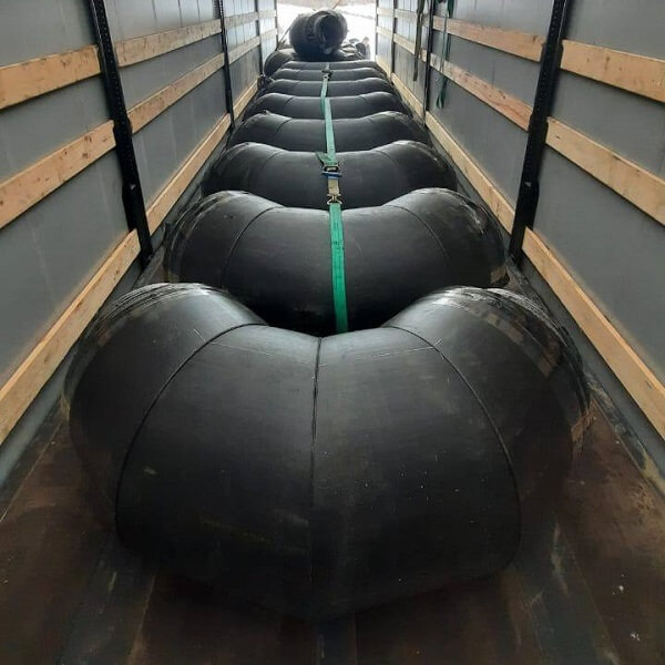 Скорлупа ППУ-ПЭ для отвода 90° 159x250 мм ГОСТ 30732-2020 фото