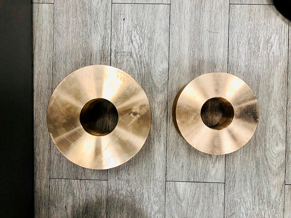 Втулка бронзовая 20x16 мм БрАЖ9-4 ГОСТ 18175-78 фото